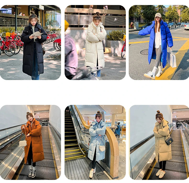 Winter Women's Cold Coat Parkas Hooded Long Padded Jacket Jacket Plus Size Super Hot Coat Cheap Wholesale Snow Outercoat Korean
