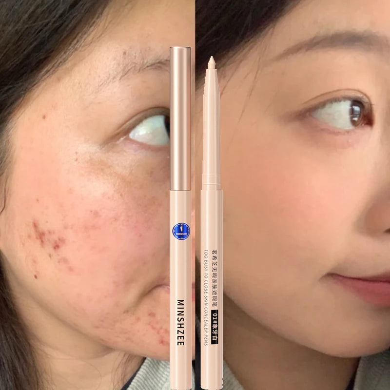 Matte Concealer Pen Full Coverage Face Acne Marks Foundation Cream Lasting Waterproof Moisturizing Eyebrow Lip Contouring Makeup
