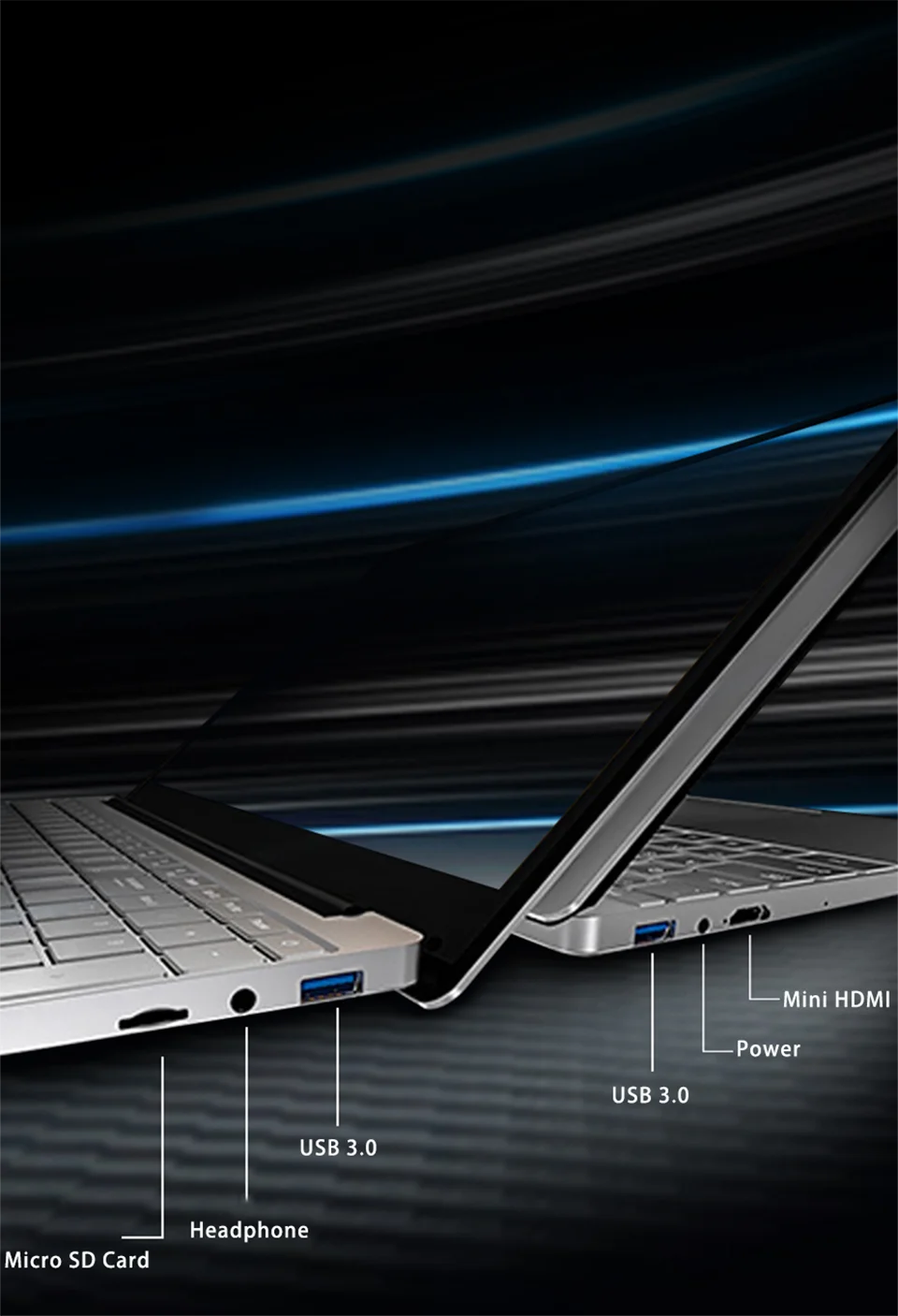 Notebook 15.6 inch Laptop Windows 11 10 Pro 1920*1080 Cheap Portable Intel Laptop D4 12G RAM 128GB/256GB/512GB/1TB SSD HDMI Port