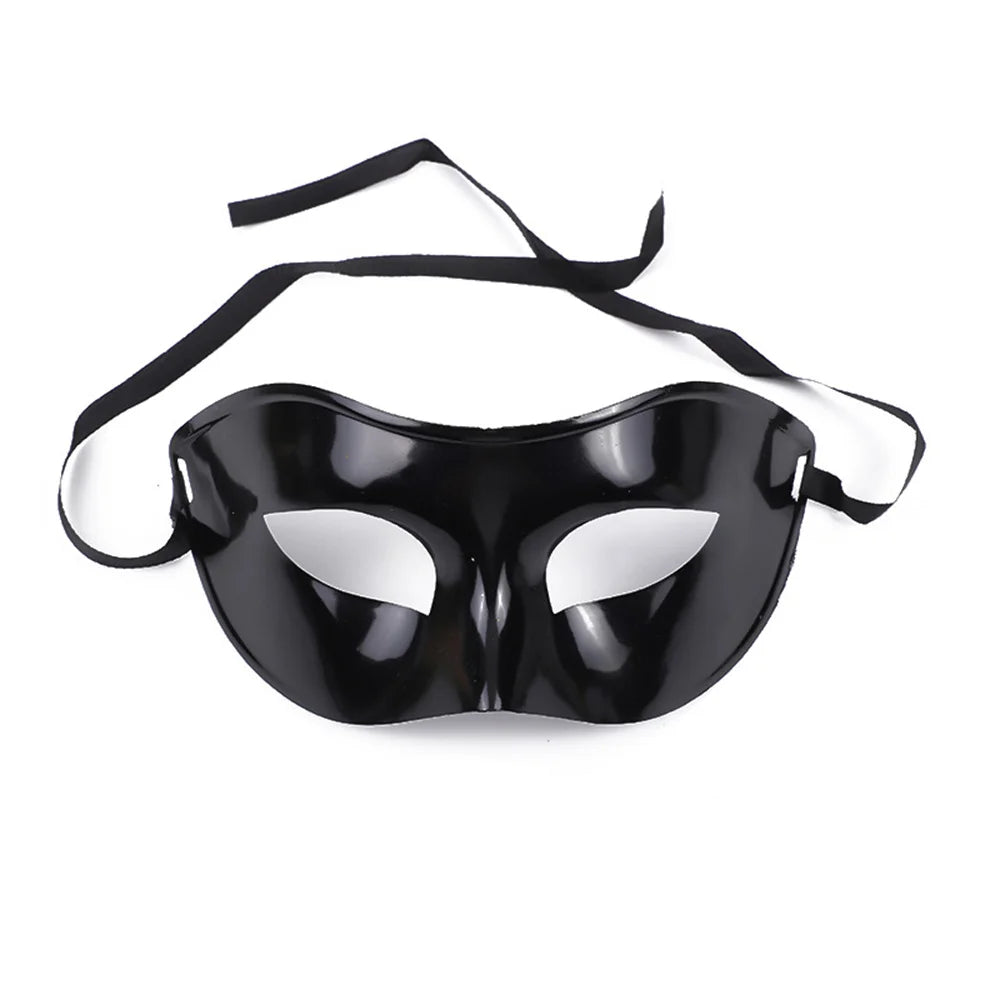 Woman Men Masquerade Mask  Prom Retro Pattern Solid Color Masks Mardi Gras Costume Party Easter Wedding Birthday Halloween