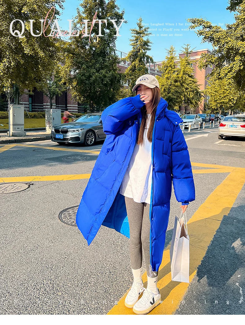 Winter Women's Cold Coat Parkas Hooded Long Padded Jacket Jacket Plus Size Super Hot Coat Cheap Wholesale Snow Outercoat Korean