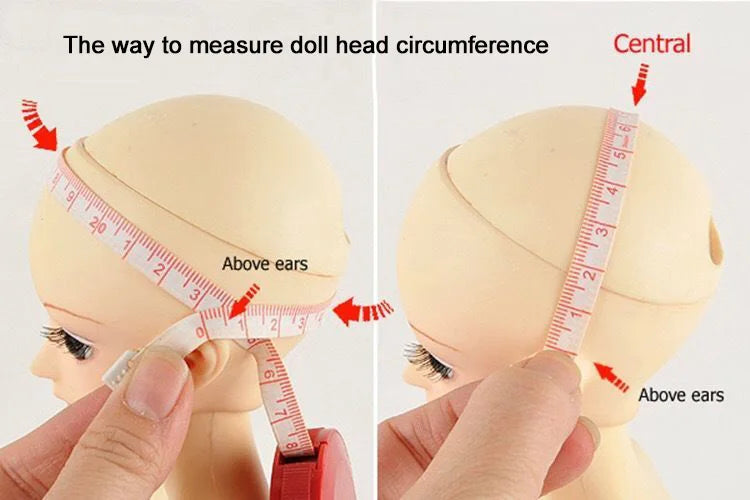 1/3 1/4 1/6 Doll's Wig for 60/45/30cm Bjd Doll High Temperature Silk Long Hair with Bangs Girl Toys Dress Up Doll Accessories