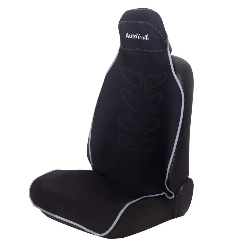 AUTOYOUTH Premium Universal Fit Waterproof Stain Resistant Car Seat Cover Neoprene Non-Slip Bucket Seat Dog & Car Seat Protector