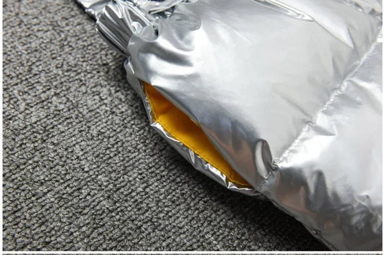 New Winter 2023 Kids Boutique Clothing 2 Pieces Sets Down Jacket Suspender Trousers Big Fur Collar Warm Soft Unisex Ski Suit