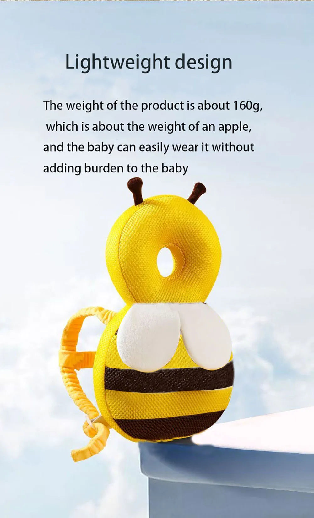 Baby Summer and Autumn Walking Head Protection Pad and Collision Prevention