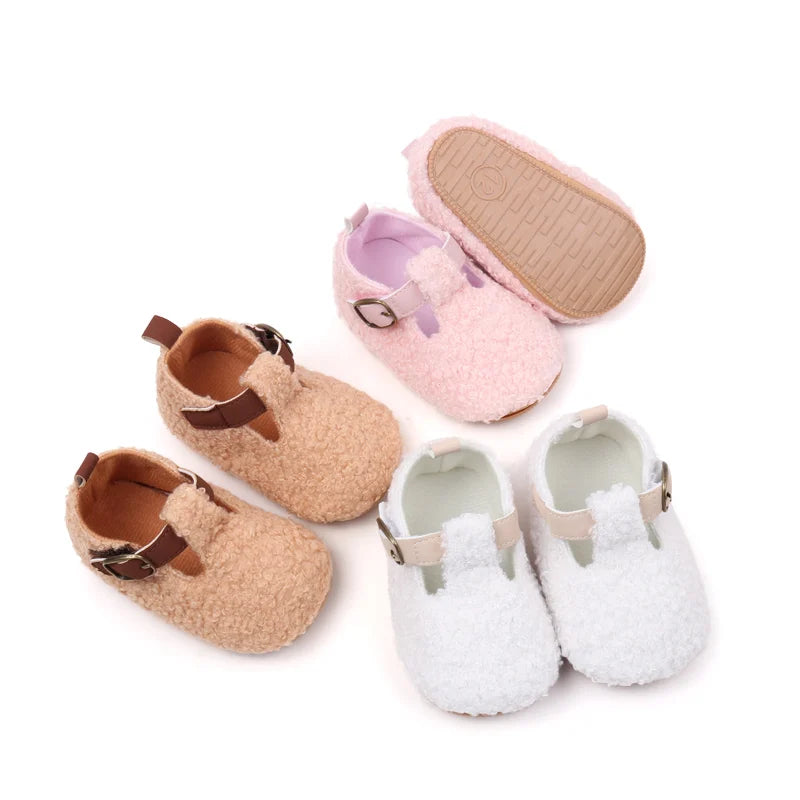 Winter Baby Girl and Boy Warm Non-slip Walking Shoes for Infants Cute Toddler Prewalkers High Quality Comfortable Shoes BMB4005