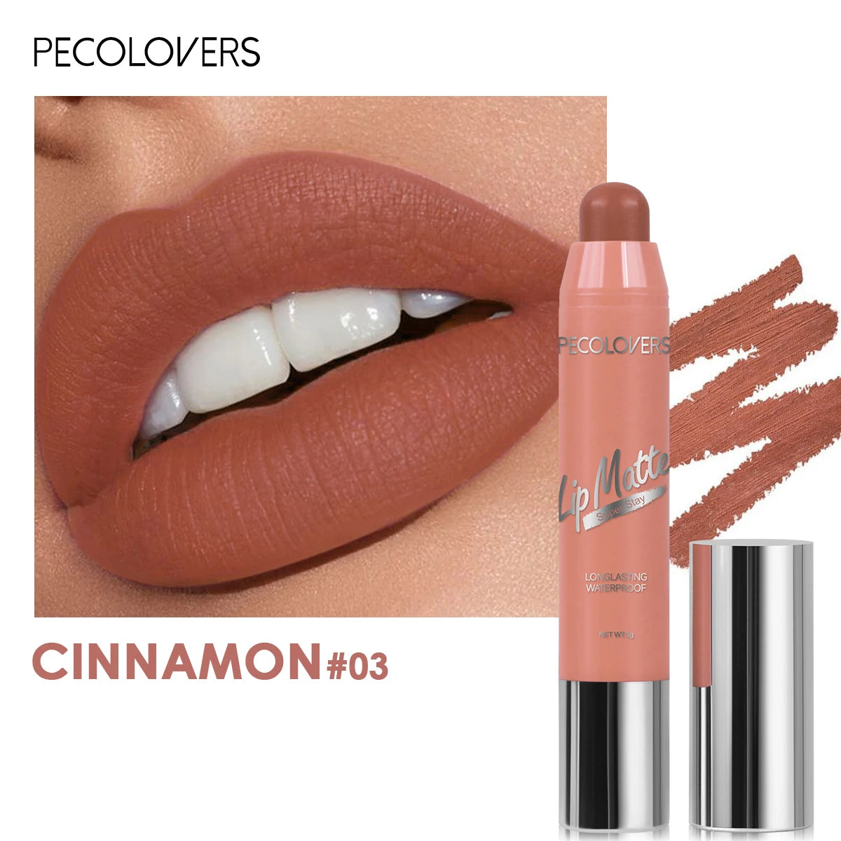 Lipstick Waterproof Lasting Lips Pencil Nude Velvet Matte Lipstick Non-stick Sexy Lip Balm Lip Pencil Women Cosmetics Makeup