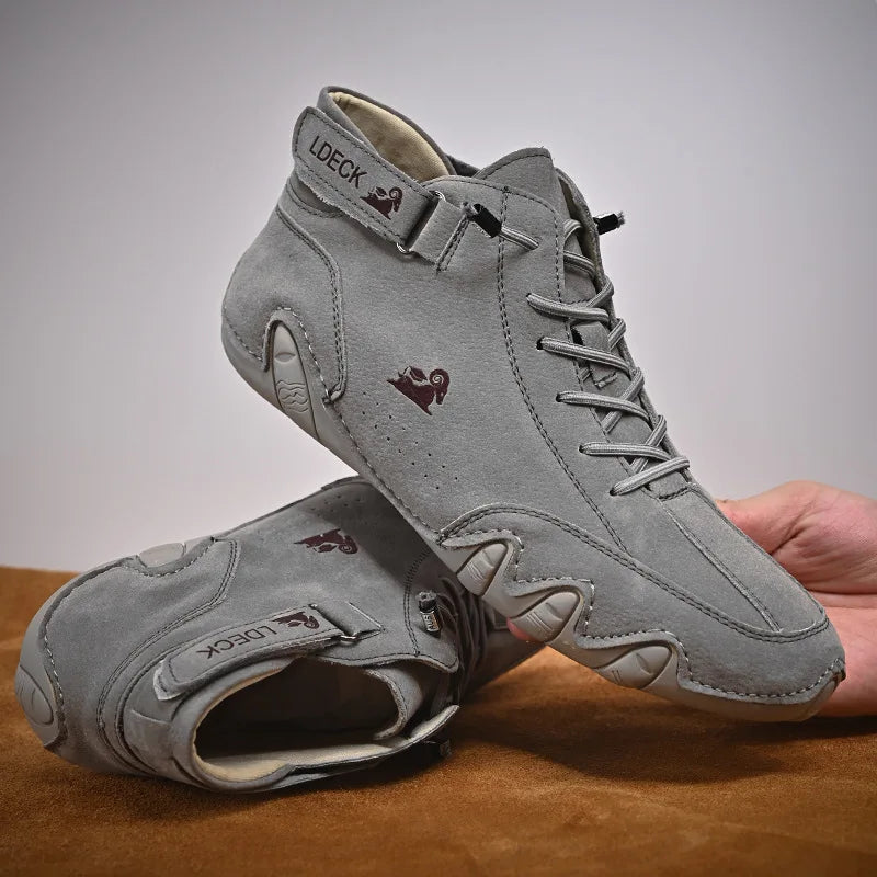 Men Casual Sneakers 2023 New In Ankle Boots Lace Up Males Shoes Fashion High Quality Loafers Men Luxury Casual Shoes Mocasines