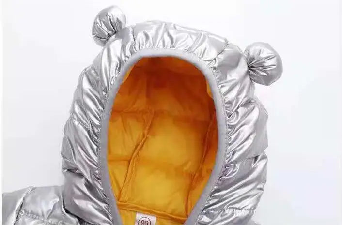 Kids Jackets+Pants Sets 2pcs Winter Autumn Boys Hooded Coat Warm Pants Girls Jacket Toddler Infant Clothes Suit Children Costume