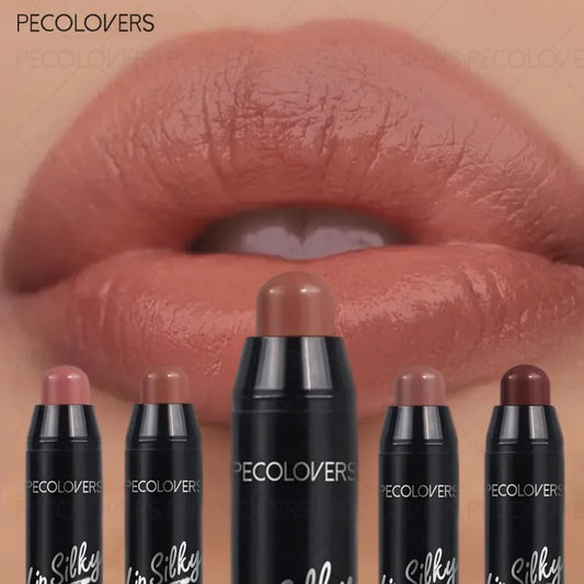 1pcs Multi-color Moisturizing Lipstick Pen, Multi-color Selection To Depict The Outline of The Lips, No Dryness, Lip Cosmetics