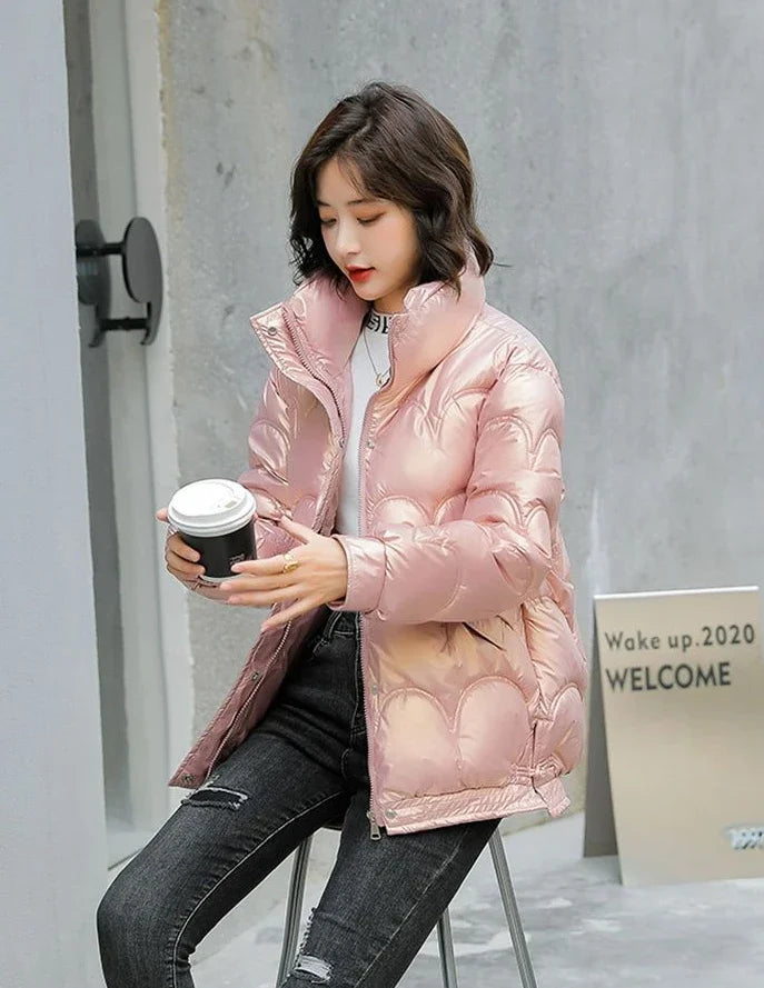Warm Winter on Sale Down Coats for Women Short Luxury Outdoor Parkas Woman Clothes Youthful Offers Thick Lined 2025 Hot Jackets