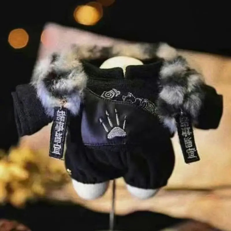 Aciton 20cm Cotton Doll Clothes Ancient Style Set Black Handsome and Cool Replacement Clothing Suit Animation Cosplay Peripheral