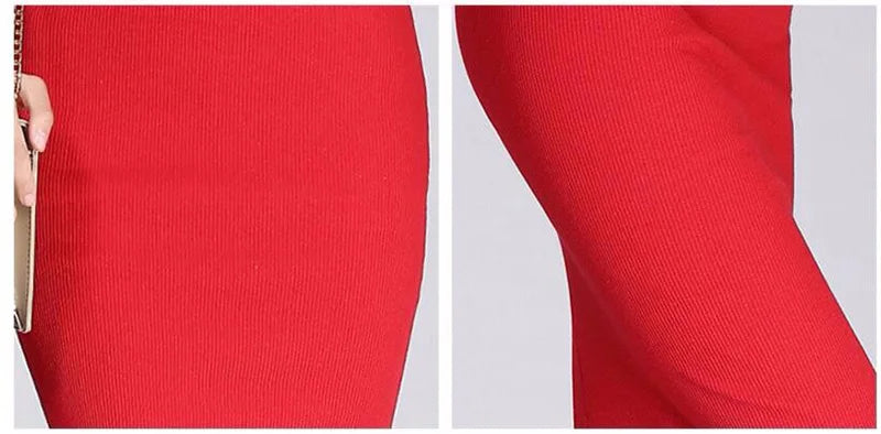 2024 Spring Autumn Long Pencil Skirts Women Sexy Slim Package Hip Maxi Skirt Lady Winter Sexy Chic Wool Rib Knit midi Skirt Saia