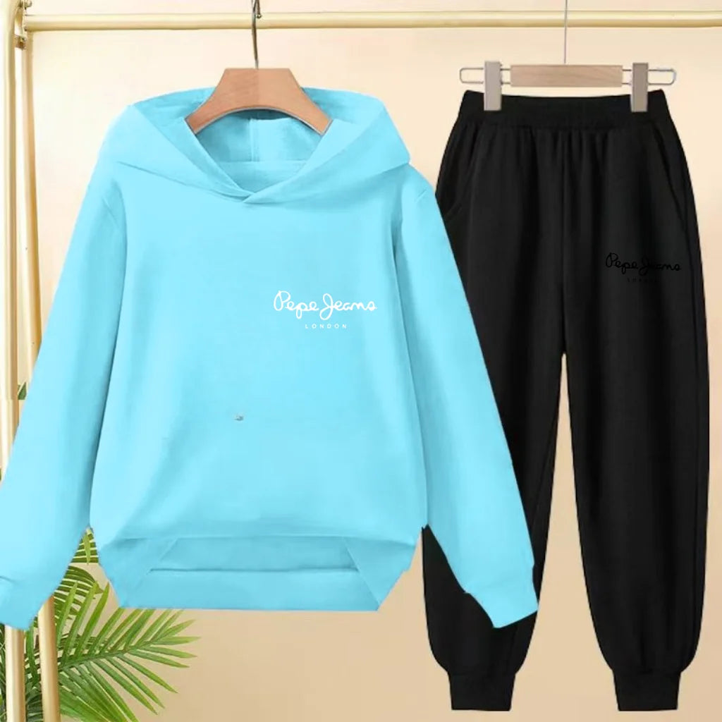 Children's Sportswear Sets: Loose Hooded Sweatshirts and Trousers for Children Aged 3 to 13. Gifts for Boys and Girls