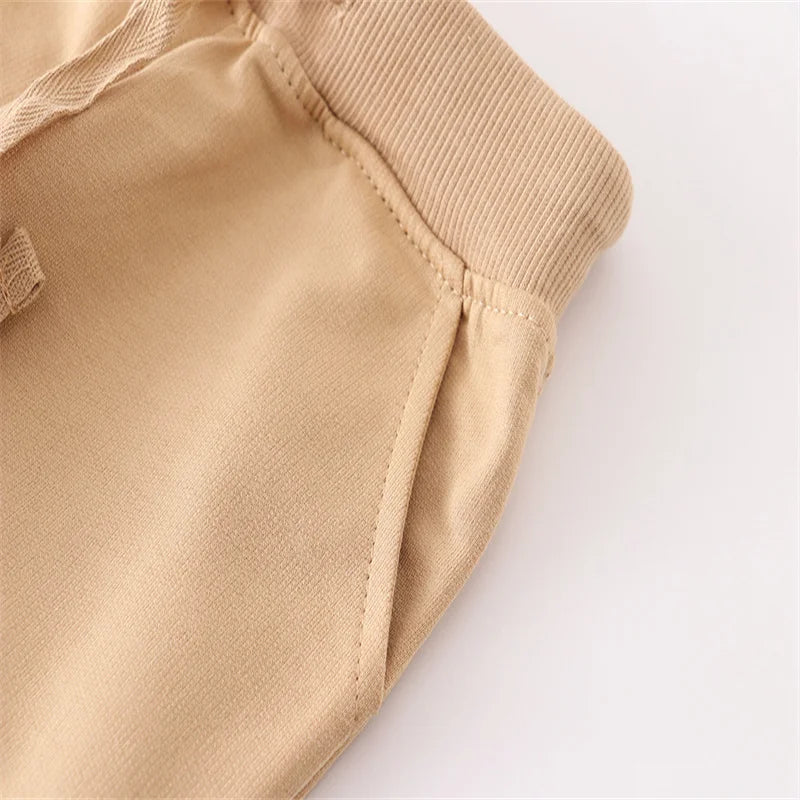 Jumping meters  New Arrival Children Sweatpants for Autumn Spring Plain Boys Girls Long Pants Fashion Sport Kids Trousers