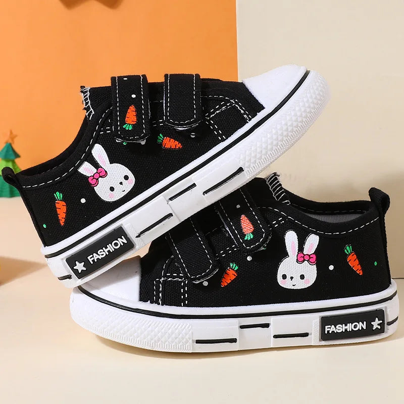 New Fashio Kid Shoe Boy Sneaker Shoe Spring Autumn Children Cartoon Canvas Sports Shoes Boys Girls Baby Board Shoes with Leisure