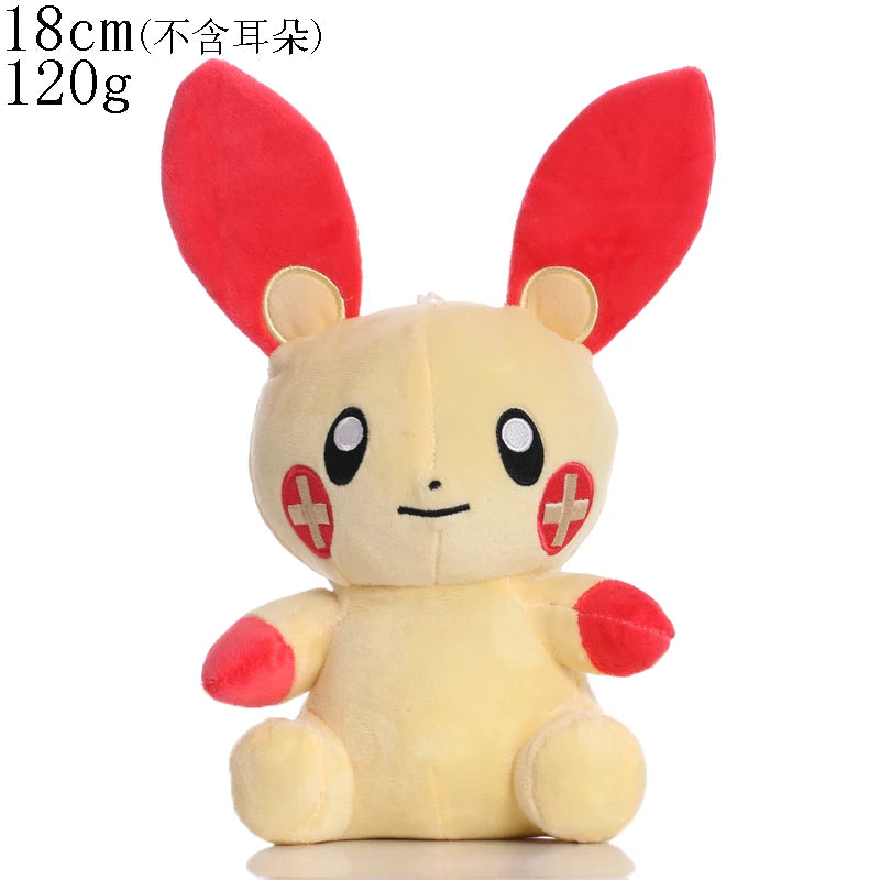 Pokemon Plush Charmander Squirtle Pikachu Peluche Plusle Minun Plush Charizard Bulbasaur Eevee Stuffed Doll Xmas Gift For Kid