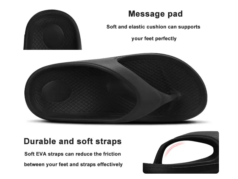 Smile Pop Orthopedic Women's Flip-flops Summer Sandals for Women Soft Summer Beach Shoes New Arch Support Recovery Flip Flops