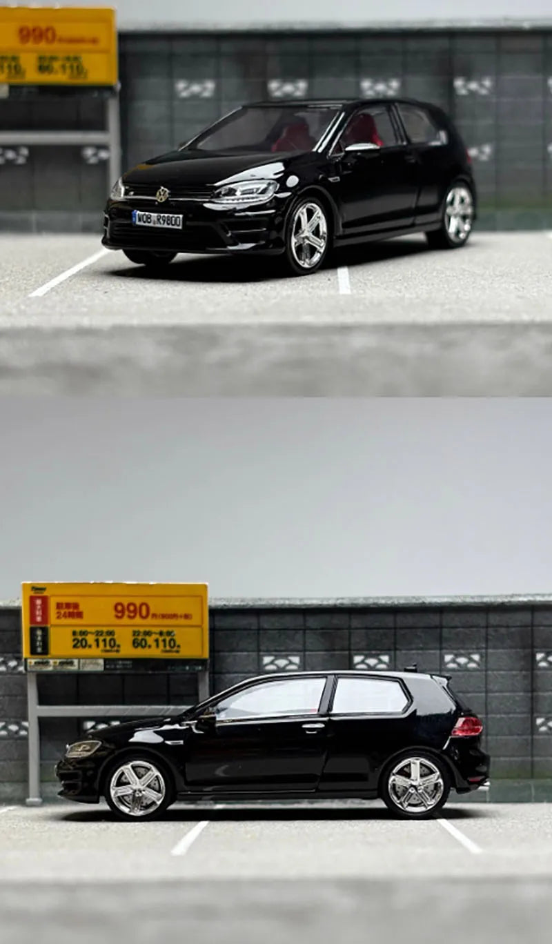 ZOOM 1:64 Scale VW Golf 7R 7 Generation Travel Car Alloy Car Model Classics Adult Souvenir Gift Static Display
