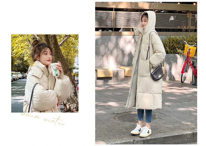 Winter Women's Cold Coat Parkas Hooded Long Padded Jacket Jacket Plus Size Super Hot Coat Cheap Wholesale Snow Outercoat Korean