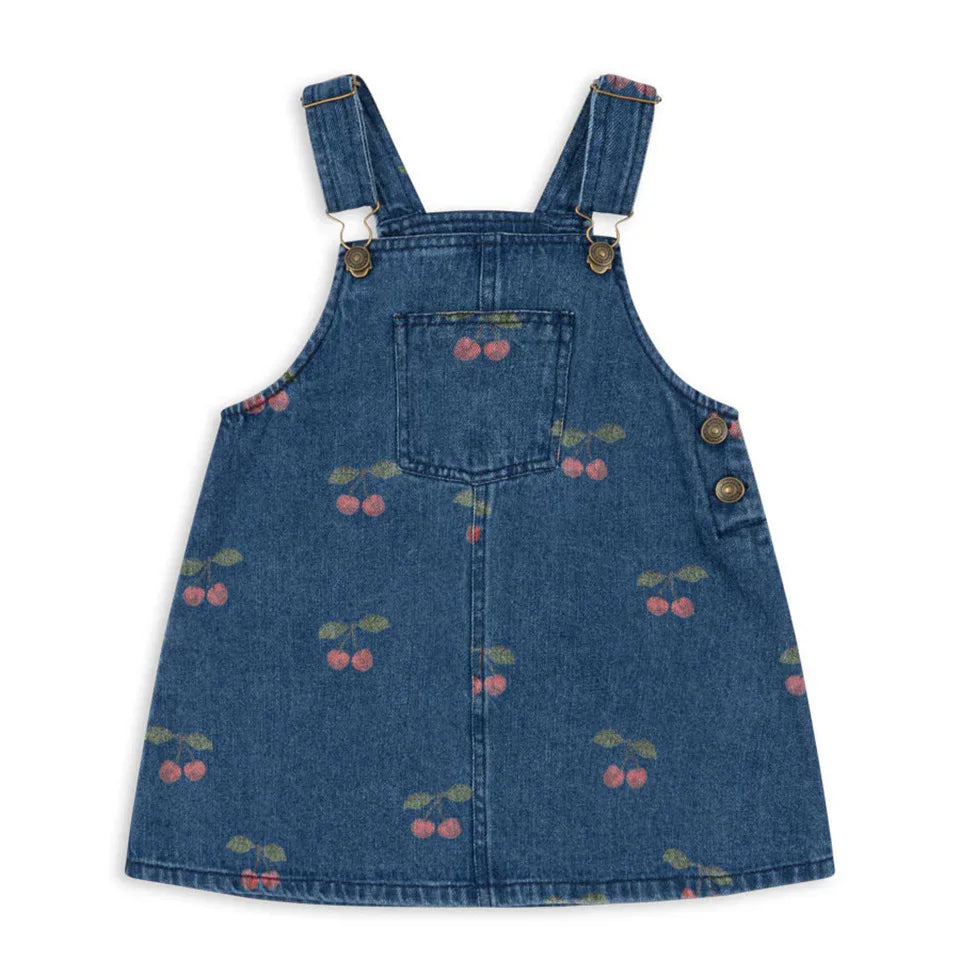 Spot 24 autumn/winter children's denim jacket pants set girls' denim overalls white shirt