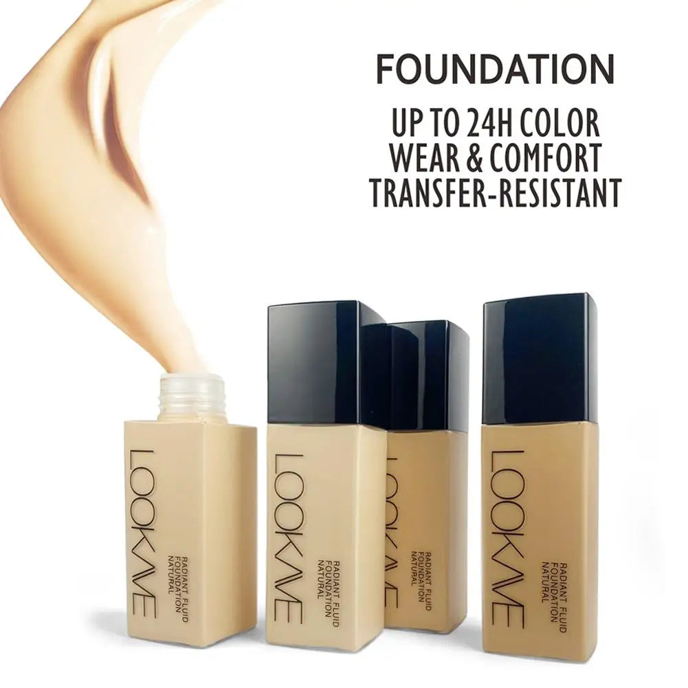 Concealer Waterproof Liquid Foundation For A Long Time Non-Irritating Natural & Even Matte Finish Perfect Nude Makeup