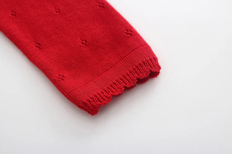 0 to 8 Years White Girls Cardigans Sweater Jacket Kids Girls Coat Outcoat Shawl Girls Clothing