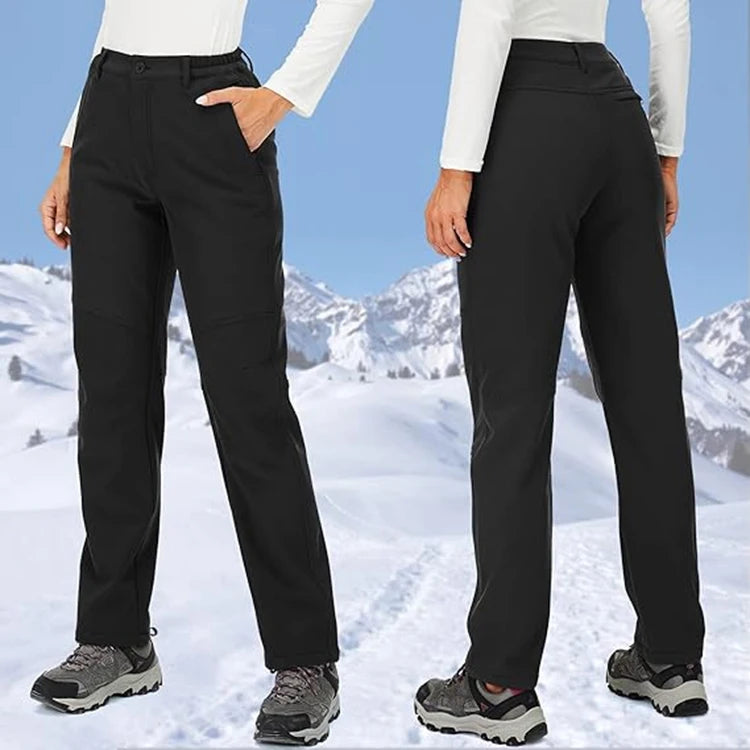 Women Winter Pants Are Warm, Waterproof, Windproof, Camping, Outdoor Travel, Mountain Climbing, Cycling, Sports Pants