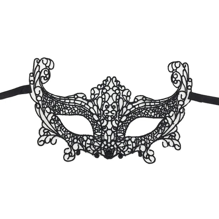 Wedding Masquerade Masks Halloween Makeup Lace Venetian Black Costume Party Vintage Lady Eye Mask Cosplay Fancy Party Dress