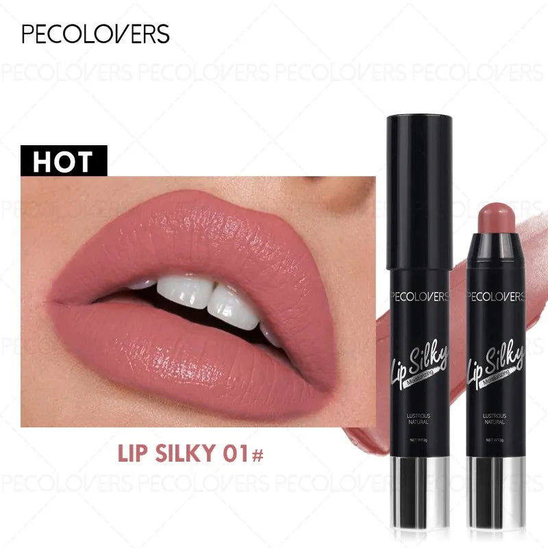 1pcs Multi-color Moisturizing Lipstick Pen, Multi-color Selection To Depict The Outline of The Lips, No Dryness, Lip Cosmetics