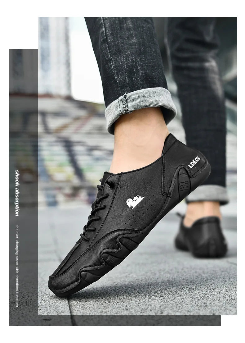 Men Casual Sneakers 2023 New In Ankle Boots Lace Up Males Shoes Fashion High Quality Loafers Men Luxury Casual Shoes Mocasines