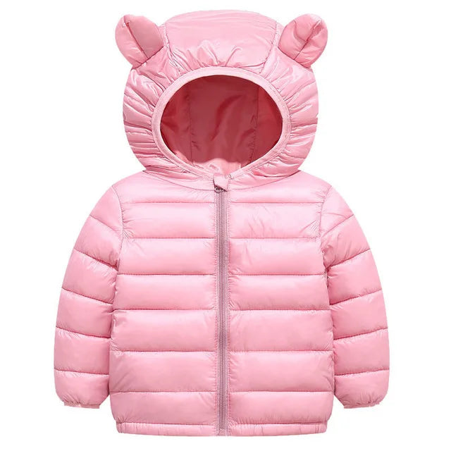Kids Jackets+Pants Sets 2pcs Winter Autumn Boys Hooded Coat Warm Pants Girls Jacket Toddler Infant Clothes Suit Children Costume