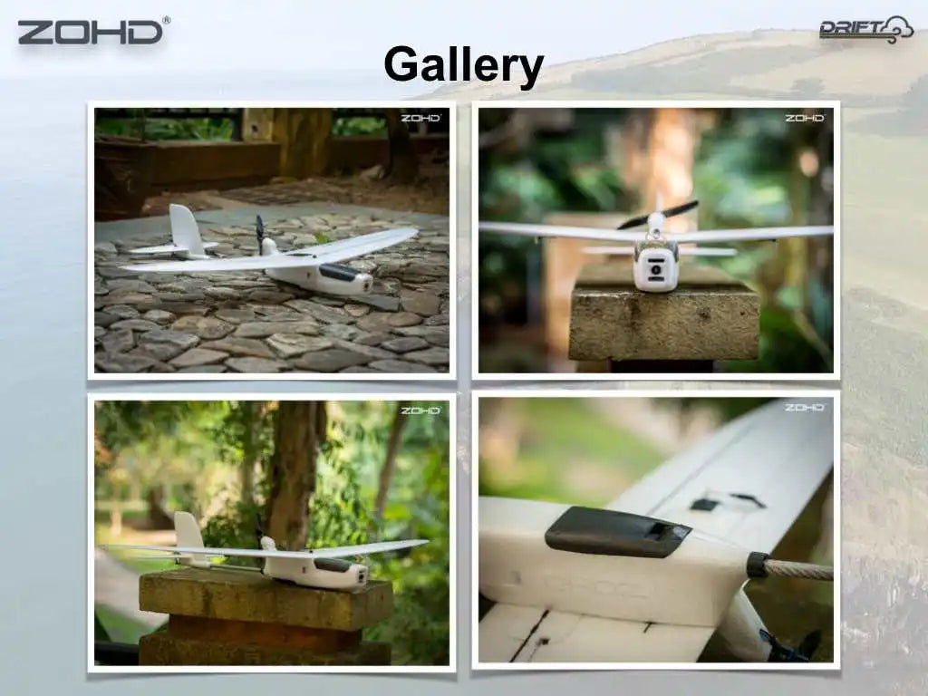 ZOHD Drift 877mm Wingspan FPV Glider AIO EPP RC Airplane PNP FPV Version Remote Control Aircraft Models Toys for Adults