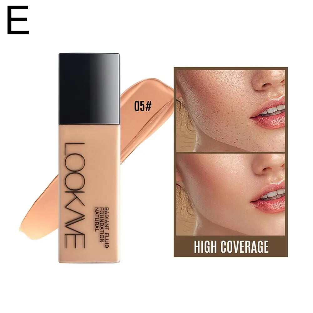 Concealer Waterproof Liquid Foundation For A Long Time Non-Irritating Natural & Even Matte Finish Perfect Nude Makeup