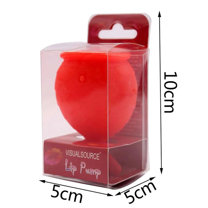 Women Sexy Silicone Full Lip Plumper Lips Soft Silicone Pout Tools Mouth Fish Natural Plump Shape Tool Lip Plumper Lips Care