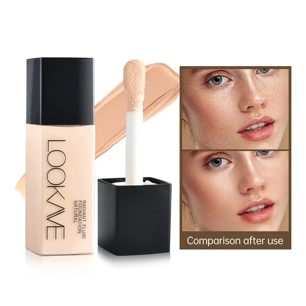 Concealer Waterproof Liquid Foundation For A Long Time Non-Irritating Natural & Even Matte Finish Perfect Nude Makeup