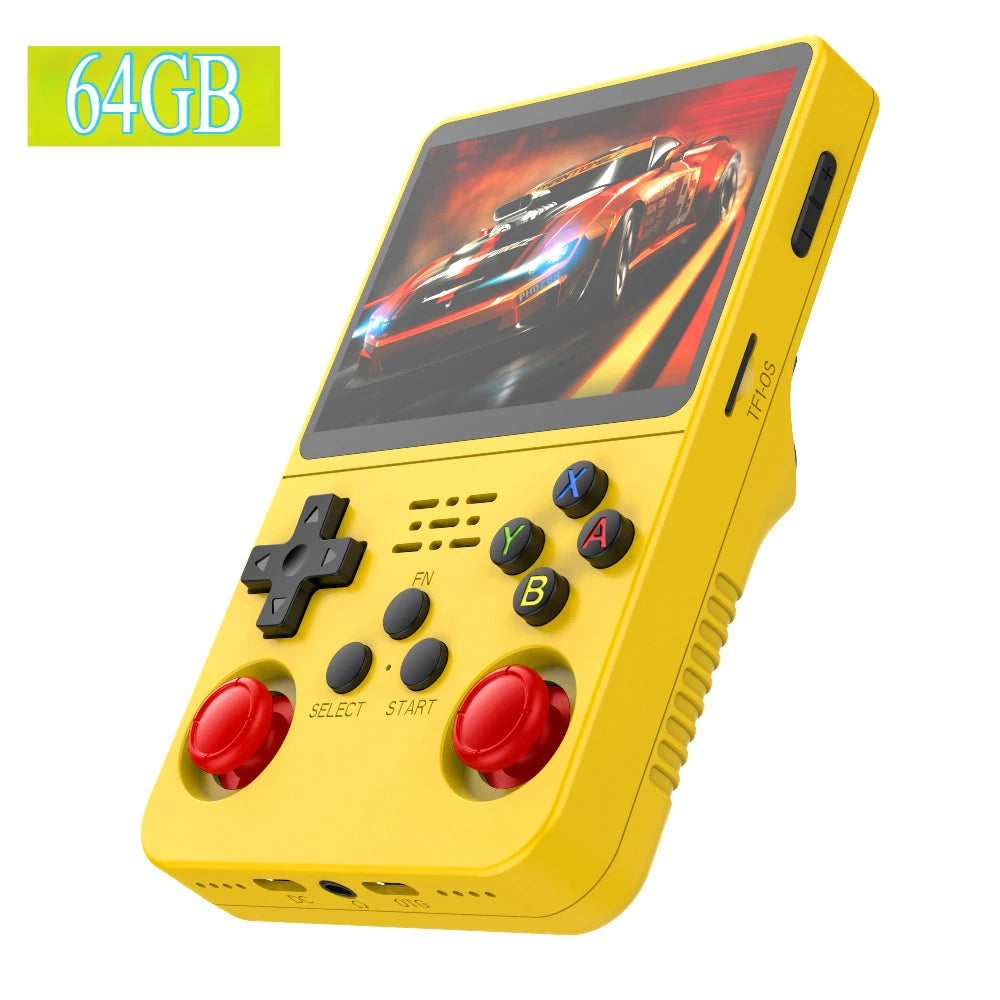 BOYHOM 256G/128G/64G R36S ARKOS 2.0 Retro Handheld Game Console 3.5'' IPS screen,Portable Pocket Game Player for  children gift
