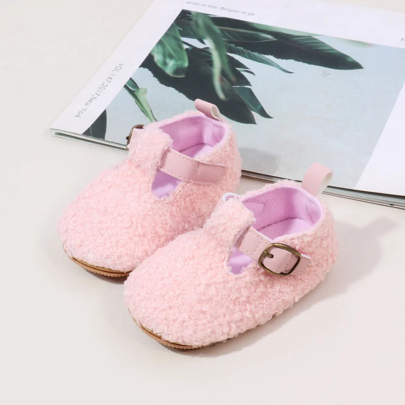 Winter Baby Girl and Boy Warm Non-slip Walking Shoes for Infants Cute Toddler Prewalkers High Quality Comfortable Shoes BMB4005