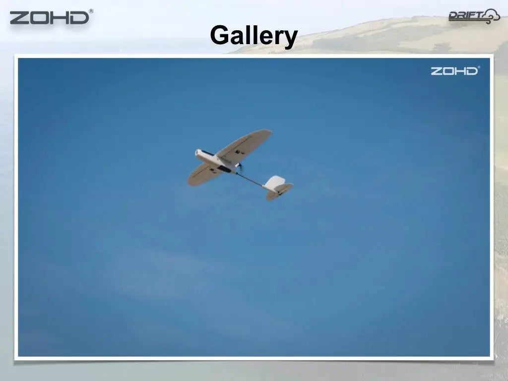 ZOHD Drift 877mm Wingspan FPV Glider AIO EPP RC Airplane PNP FPV Version Remote Control Aircraft Models Toys for Adults