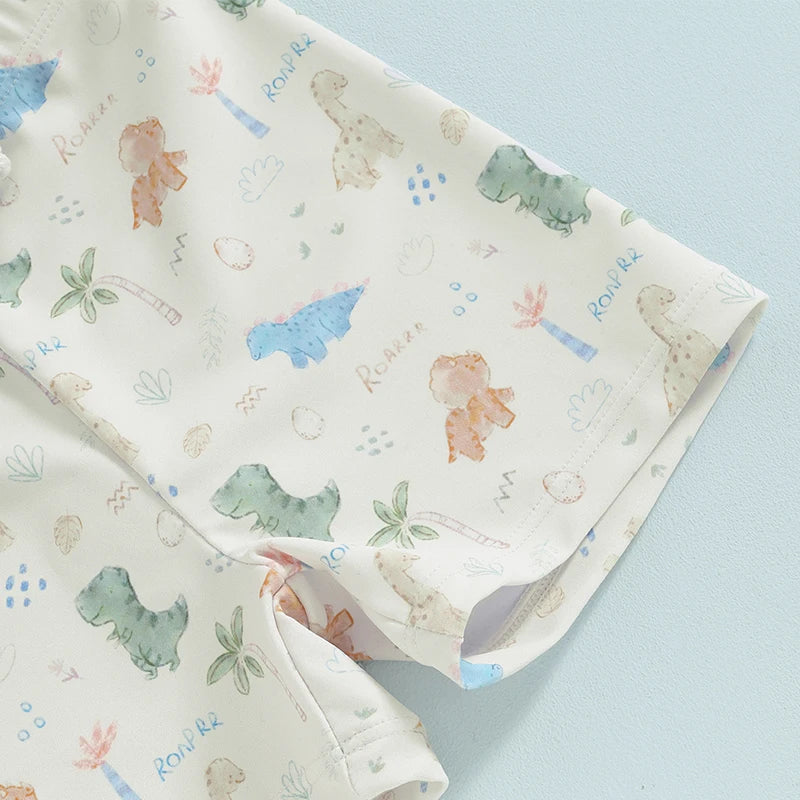 Toddler Baby Boy Swim Trunks Dinosaur Beach Shorts Swimming Shorts Swimsuit Swimwear Bathing Suits Board Shorts