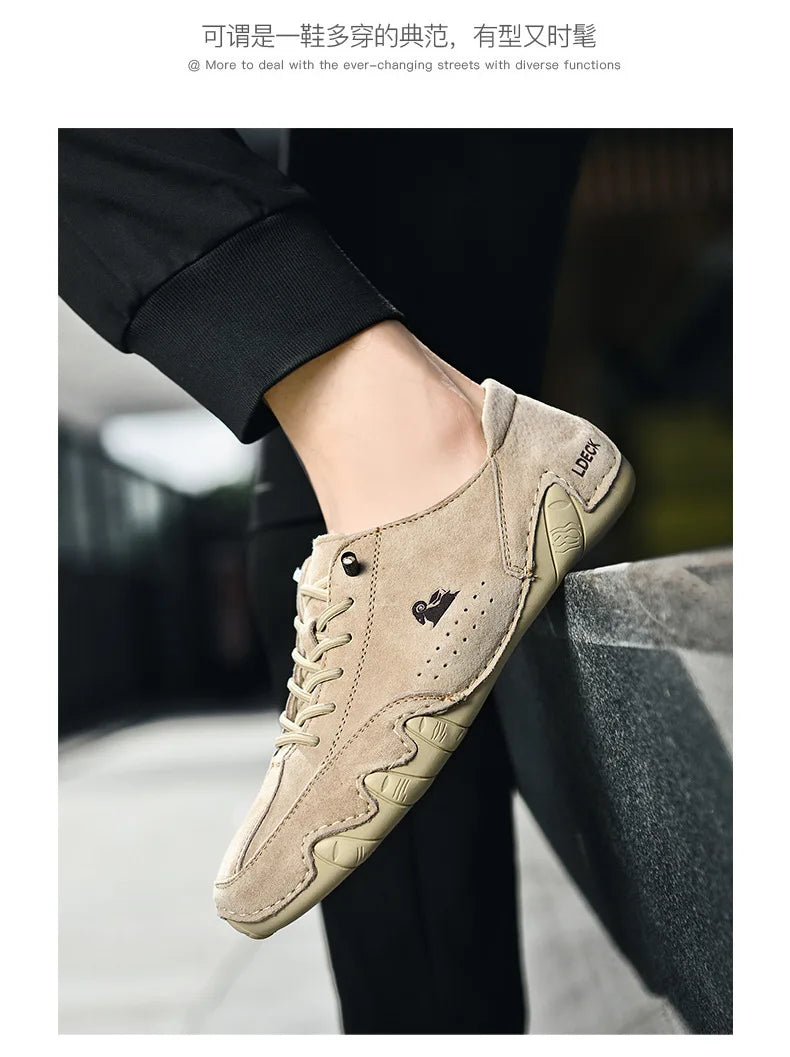 Men Casual Sneakers 2023 New In Ankle Boots Lace Up Males Shoes Fashion High Quality Loafers Men Luxury Casual Shoes Mocasines