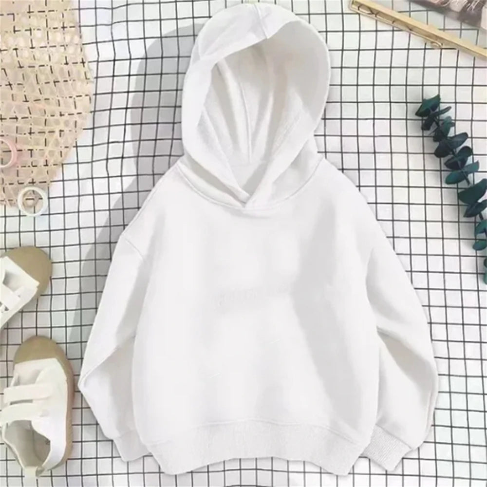 Boy Girls Clothing Hoodie tops Suitable age 3-12 Children's Sweatshirt fashion Pink black white red yellow spring autumn coat