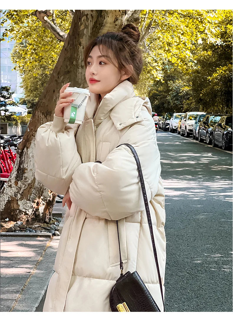 Winter Women's Cold Coat Parkas Hooded Long Padded Jacket Jacket Plus Size Super Hot Coat Cheap Wholesale Snow Outercoat Korean