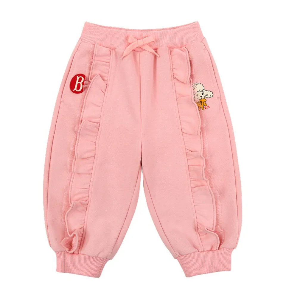 Autumn Kids Clothes Baby Girls hooded Jackets Cotton Sweatshirts Pants Sets Baby Boys Cartoon Coats Pullover Top Trousers Suits