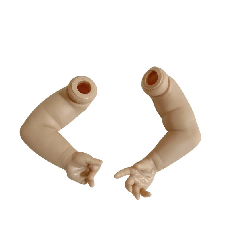 MRB 16 Inch Unpainted Reborn Vinyl Doll Kit Zendric Blank Doll Parts Lifelike Mold Premature Baby Size Cloth Body Included