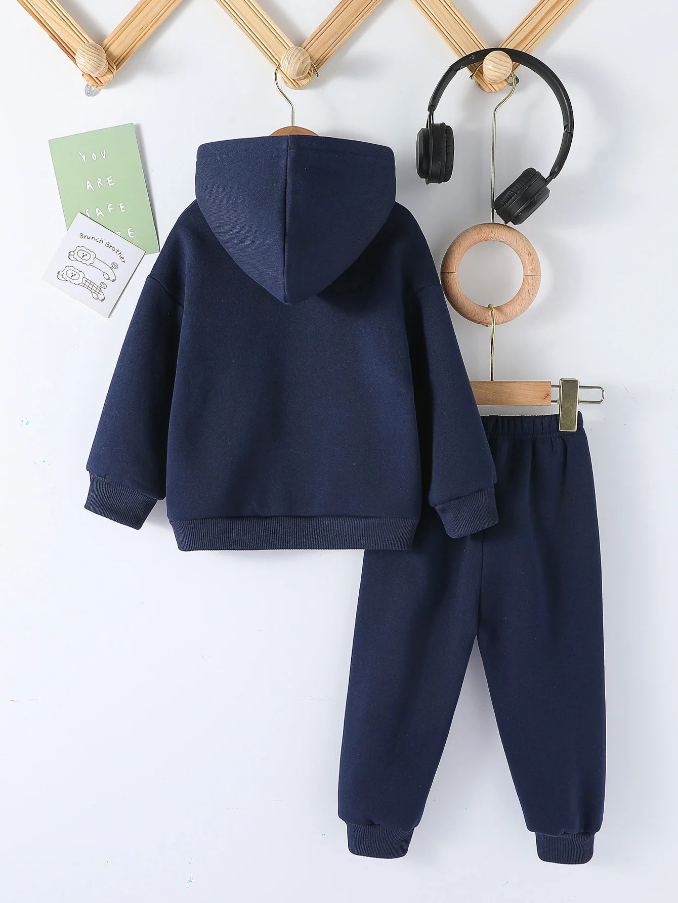 Kids Fashion 2pcs Pullover Hoodie+Pants Suits 1-8Y Years Boys Girls Casual Long Sleeve Sportswear Tracksuits Children Clothes