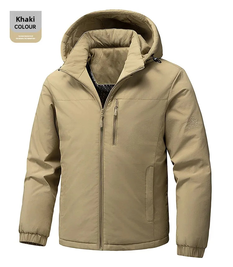 Winter Padded Workwear Jacket Men New Hot Cotton Puffer Jackets Men's Hooded Jacket Men's Cotton Parkas Men's Autumn Winter Coat