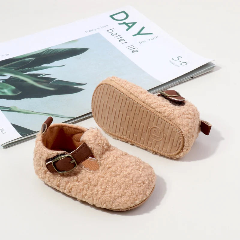 Winter Baby Girl and Boy Warm Non-slip Walking Shoes for Infants Cute Toddler Prewalkers High Quality Comfortable Shoes BMB4005