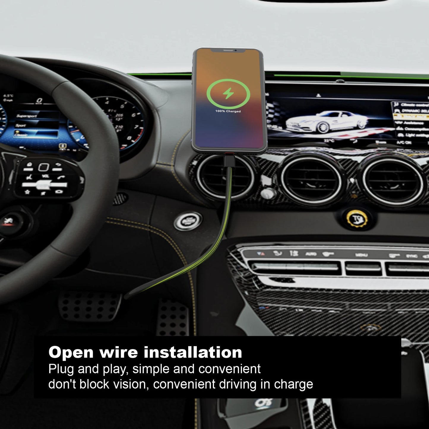 SXT- obdiicats OBD 2IN1 With Fast Charger For Benzine&Diesel Cars Increase Power Upgraded From HK-V3 Fuel Saving Chip Tuning Box