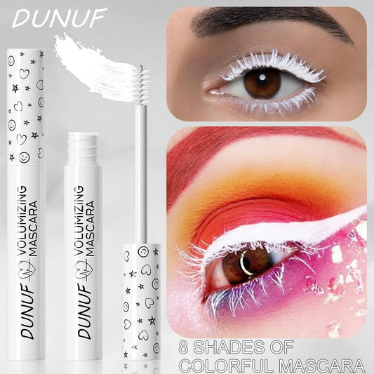 White Mascara-Thick, Lengthened, Curling Waterproof Mascara, Suitable for All Skin Types-Anti-Smudge